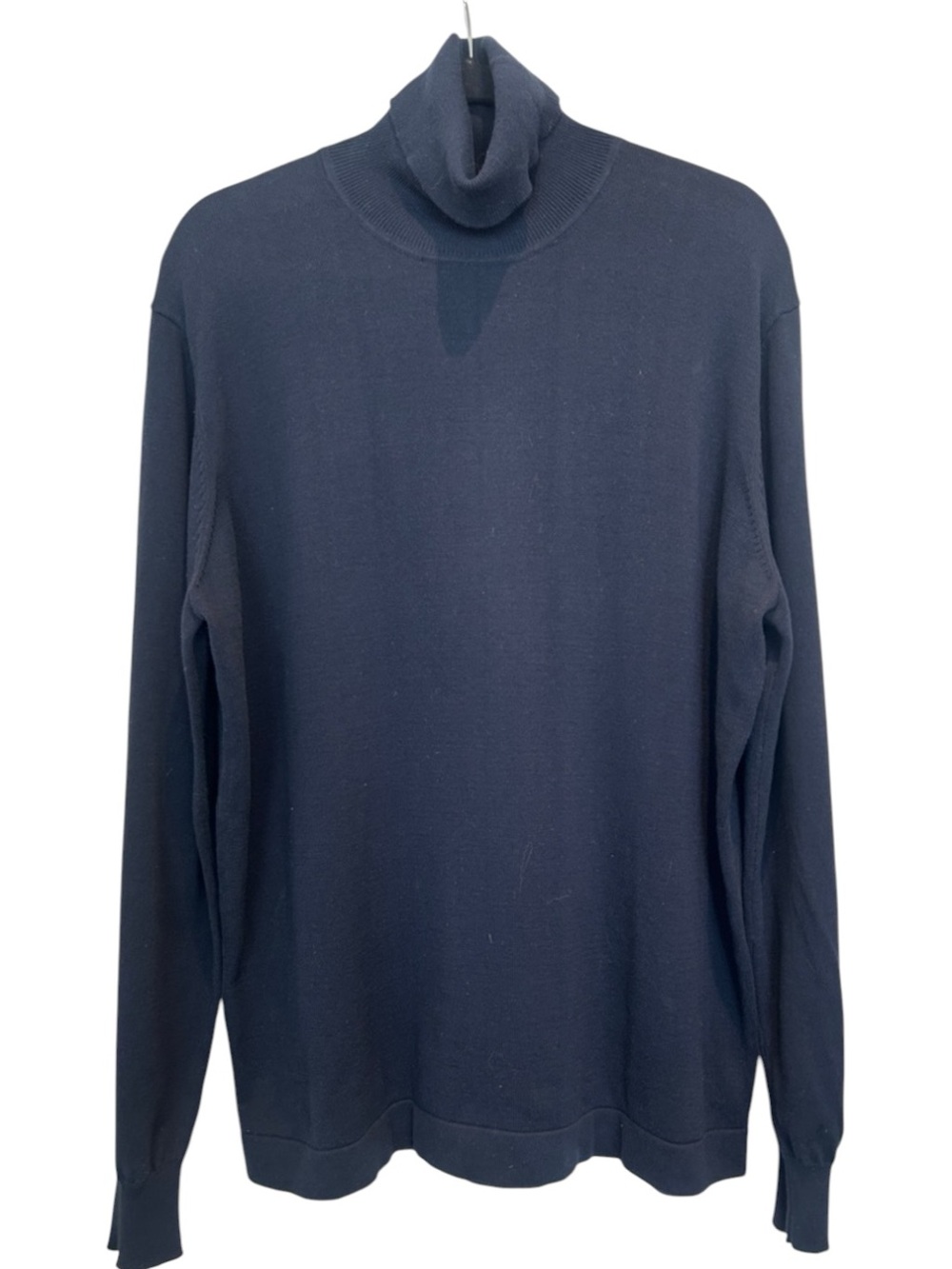 Hudson North Navy Turtleneck Sweater 100% Cotton Men's Size Large NEW
